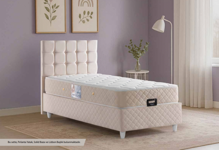 Elmas Baza + Başlık + Yatak