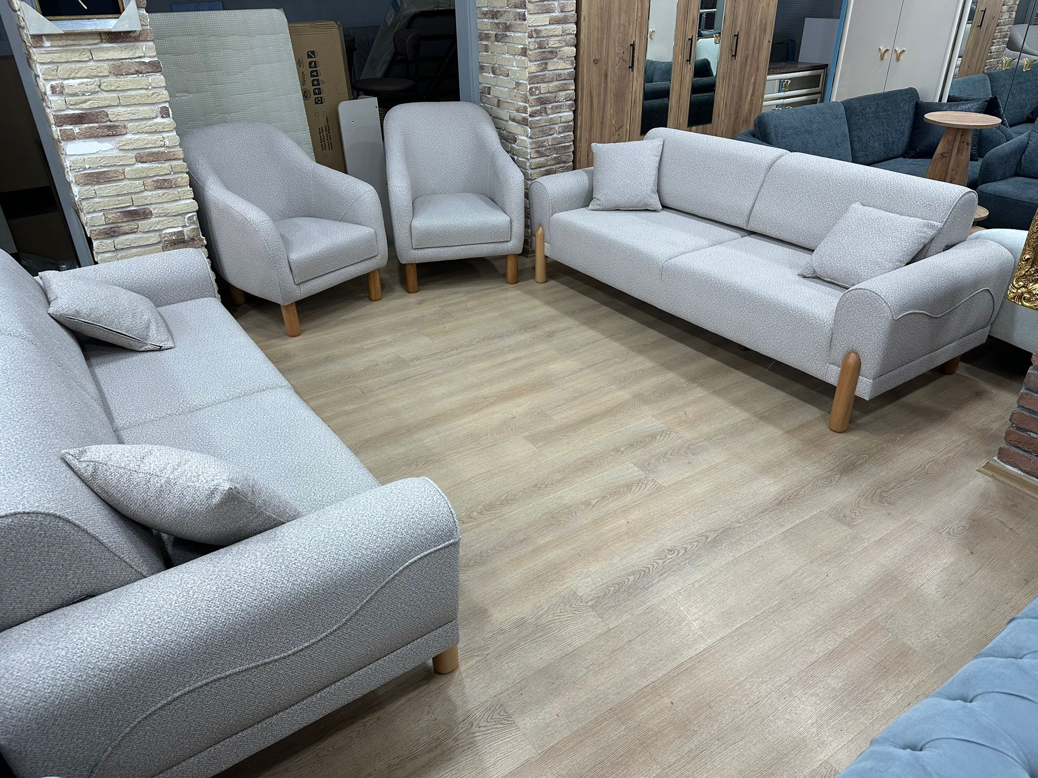 Bohem Koltuk Takımı 3+3+1+1 - Görsel 9