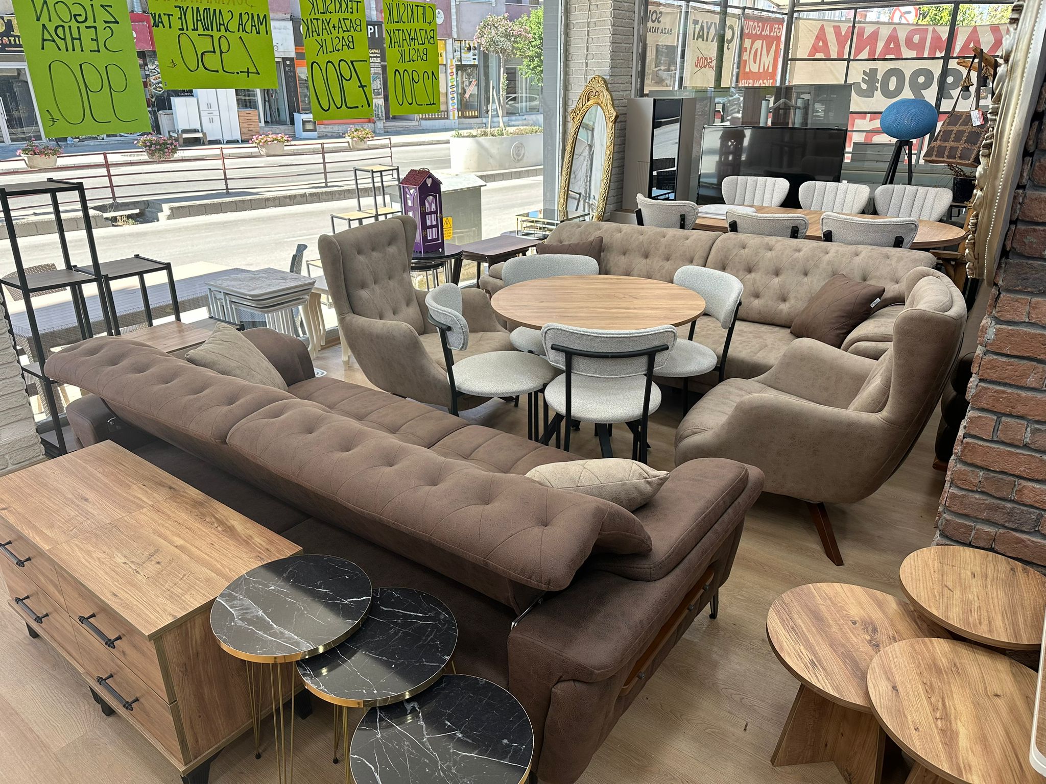 Elite Kahverengi Rengi Koltuk Takımı