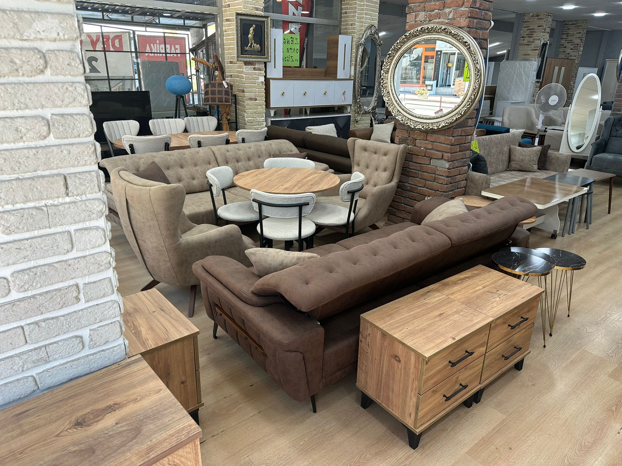 Elite Kahverengi Rengi Koltuk Takımı